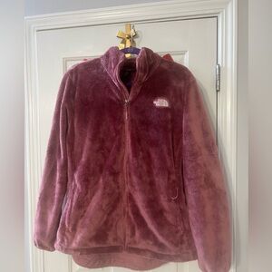 THE NORTH FACE Osito Fleece Full Zip Jacket Mauve pink Women's Sz XL
